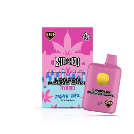 3.5g Disposable- Strawberry Lemonade- Liquid Diamond x Live Resin by Smashed (Sativa)