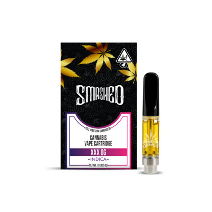 1g THC Vape Cartridge – XXX OG by Smashed (Indica)